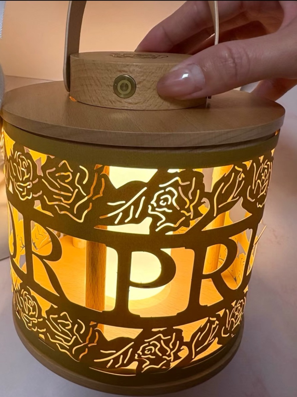 Dior Prestige Gift Cream Rose USB Rechargeable Night Light